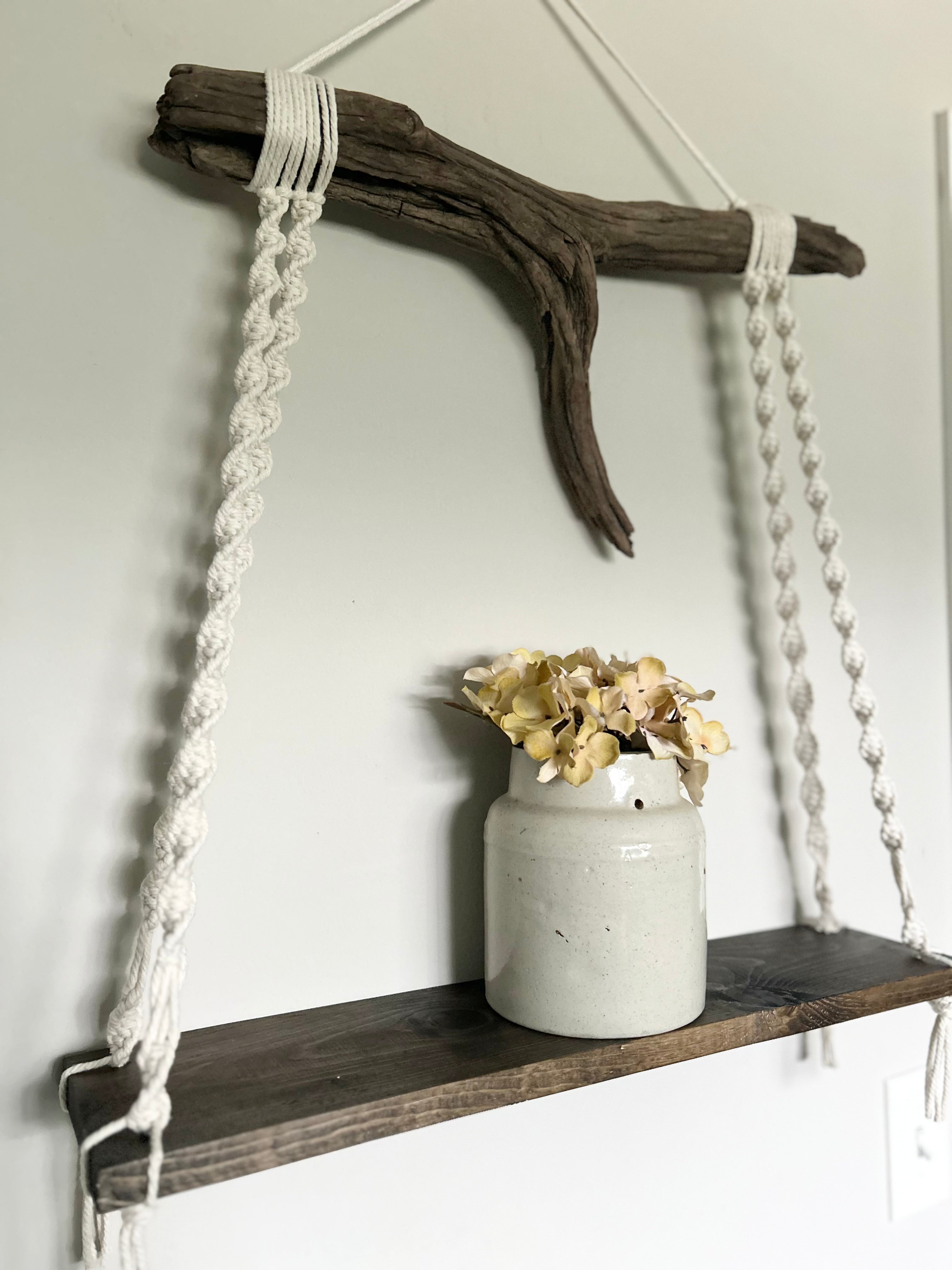 Large Driftwood Bookshelf